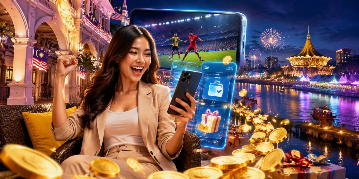 Pengguna membuat deposit melalui aplikasi bx99 di Kuching