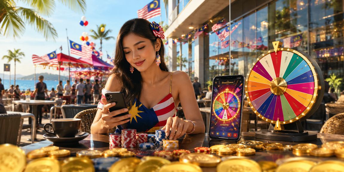 Meja roulette dengan pelbagai pilihan taruhan di bx99