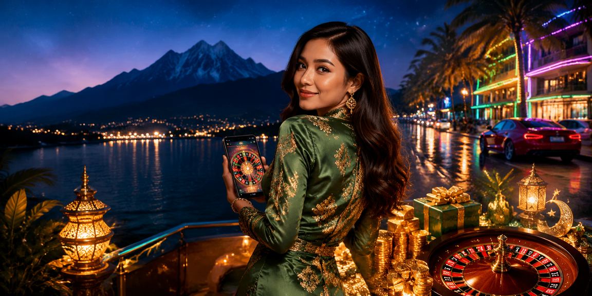 Pemain kasino Sabah bermain roulette sempena sambutan Hari Raya dengan suasana meriah
